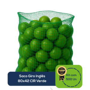 Kit Com 500 Un Saco Giro Inglês 80x42 CIR Verde