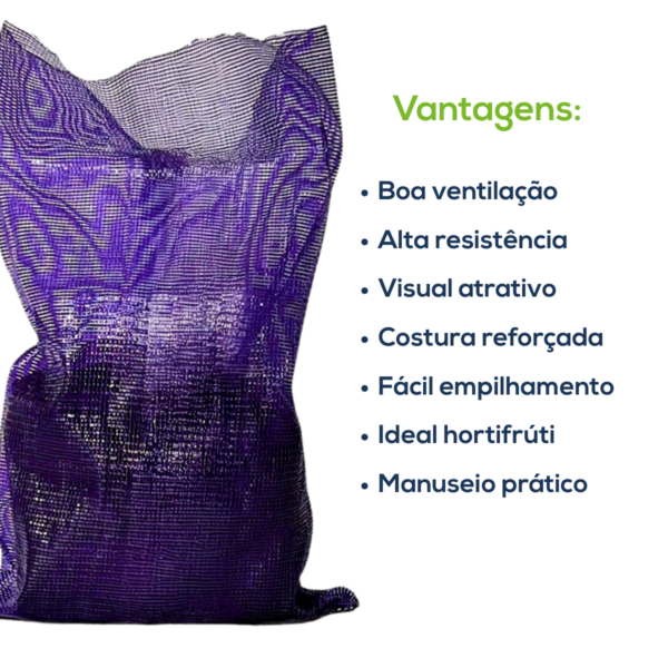 Kit Com 500 Un Saco Giro Inglês Cebola S/ Faixa A Tradicional Roxo - Image 3