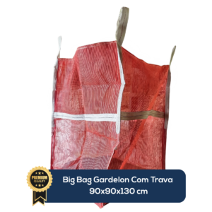 Big Bag Gardelon Boca Aberta Válvula Inferior Com Trava 90x90x130cm 160G Sem Impressão