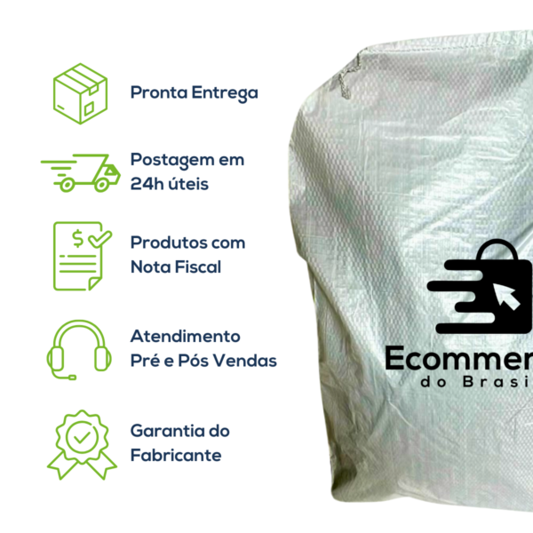 Milheiro Saco Laminado Valvulado Branco 50x80cm Com Impressão - Image 8