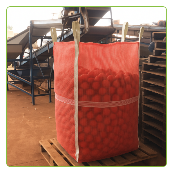 Big Bag Gardelon Boca Aberta Válvula Inferior Com Trava Fundo Ráfia 90x90x130cm 160G Sem Impressão - Image 6