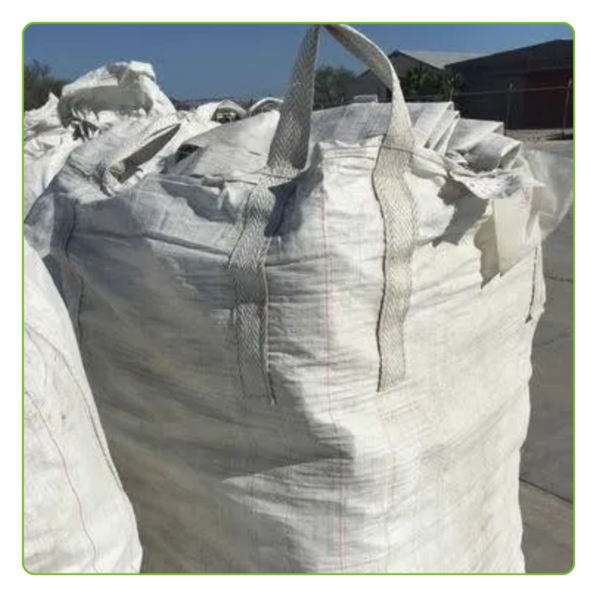 Big Bag Novo Saia Superior Fundo Reto Com Liner Sem Trava 90x90x130cm 160G Sem Impressão - Imagem 5