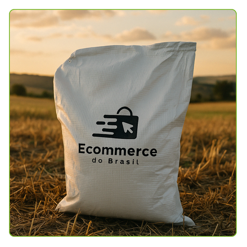 Milheiro Saco Laminado Valvulado Branco 65x90cm Com Impressão - Imagem 5