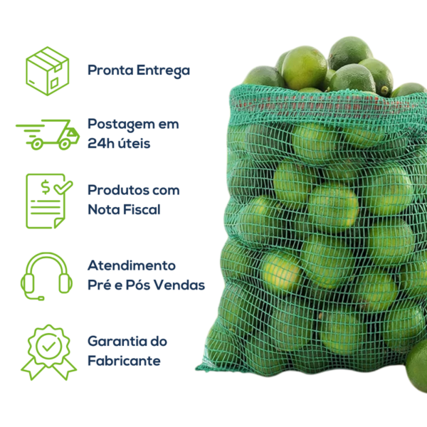 Kit Com 500 Un Saco Giro Inglês 80x42 CIR Verde - Imagem 7