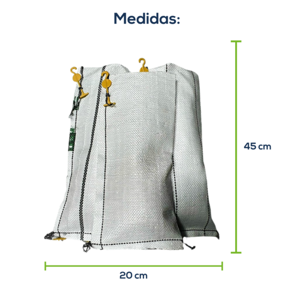 Kit Com 25 Un Saco Corrente Para Caminhão 20x45cm - Imagem 2