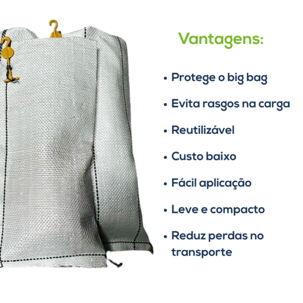 Kit Com 100 Un Saco Corrente Para Caminhão 20x45cm - Imagem 4