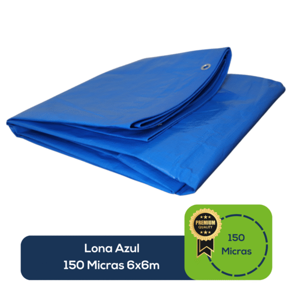 EcoLona Leve 150 Micras Azul 6x6m