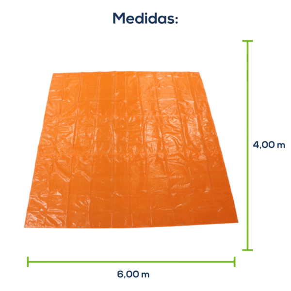 EcoLona ProShield 300 Micras Laranja 4x6m - Imagem 2