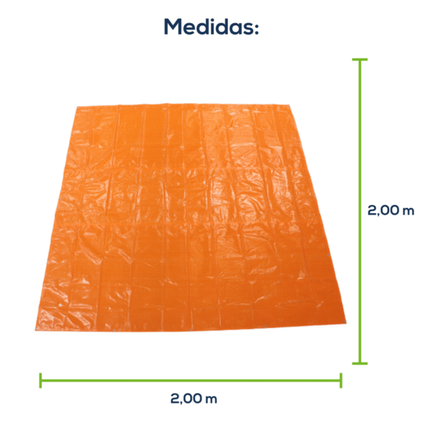 EcoLona ProShield 300 Micras Laranja 2x2m - Imagem 2