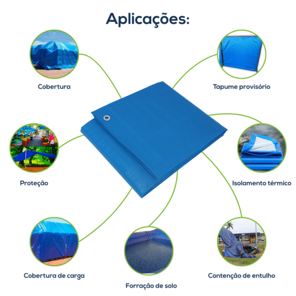 EcoLona ProShield 300 Micras Azul 3x5m - Imagem 3
