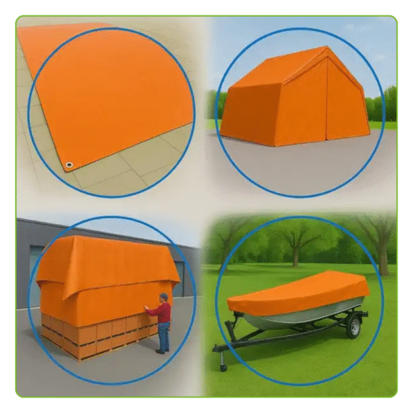 EcoLona ProShield 300 Micras Laranja 6x6m - Imagem 6